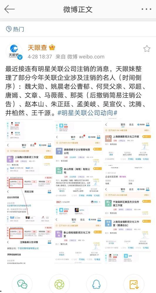 明星及其公司名单