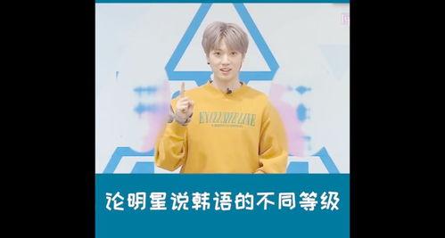 明星讲韩语搞笑段子,笑翻你的国际范儿